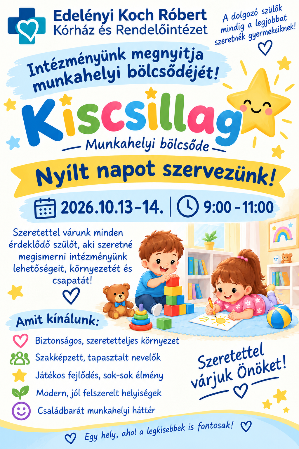 Kiscsillag nyílt nap!